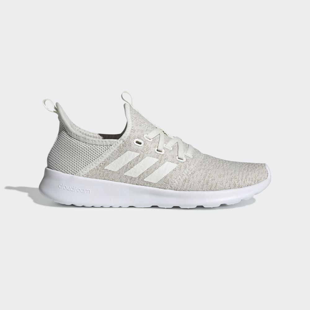 Adidas Women's Cloudfoam Pure Walking Shoes White/Mint Ireland F34485